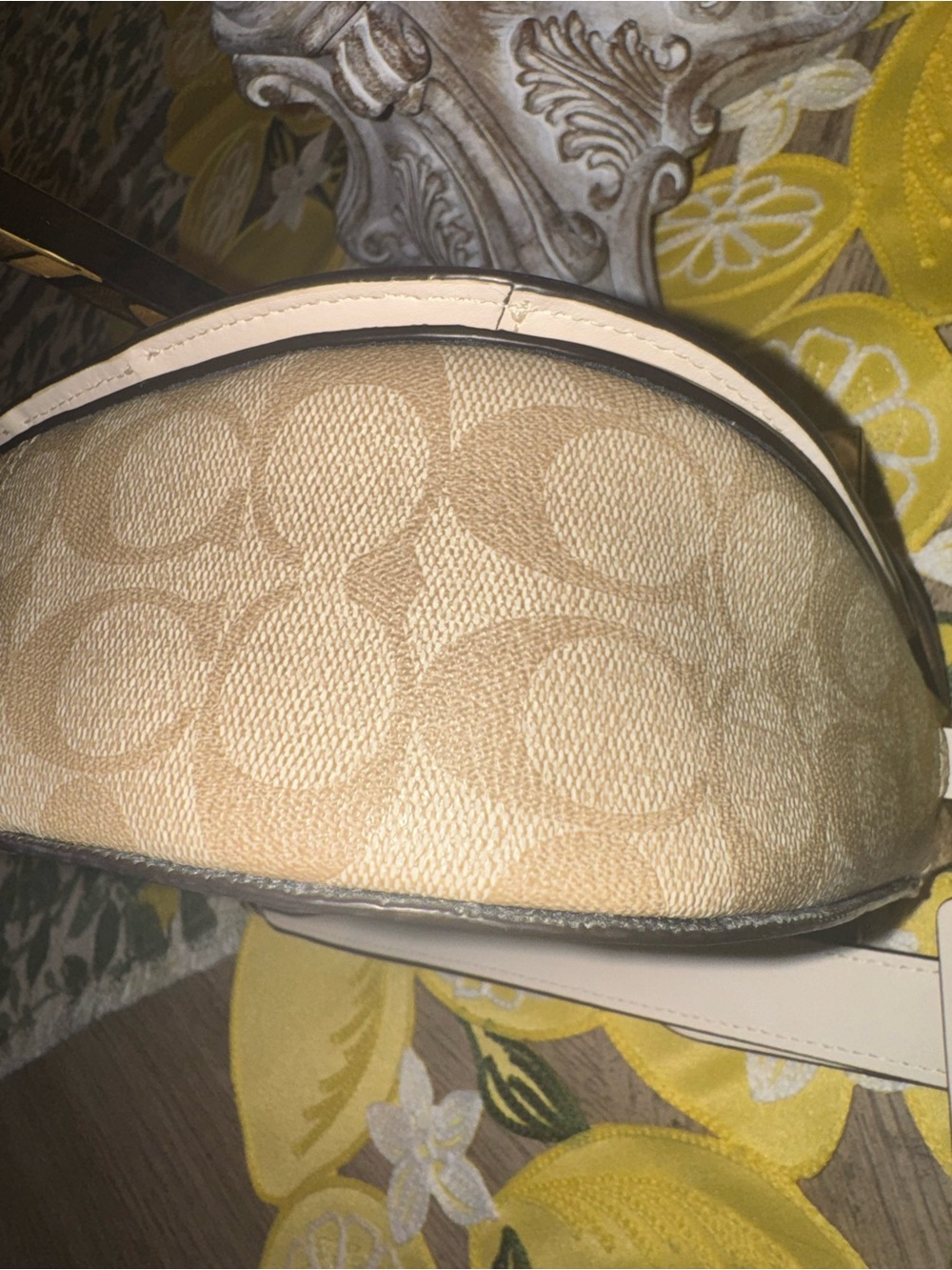 Like NEW Coach Georgie Saddle Crossbody or Clutch Removable & Adjustable Strap - Picture 13 of 15